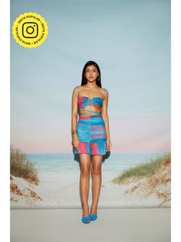 The Clothing Factory - Ruched Mini Skirt with Frills