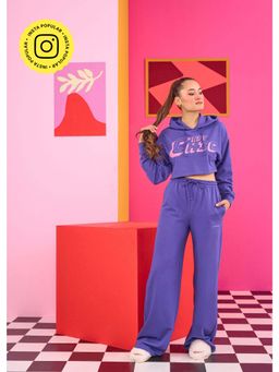 The Clothing Factory - Emily In Paris Purple Relaxed Sweatpants