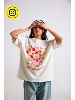 The Clothing Factory - Keep The Good Vibes Flowing Oversized T-Shirt