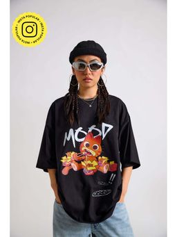 The Clothing Factory - Garfield Mood Printed Oversized T-Shirt