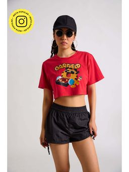 The Clothing Factory - Garfield Hot Lasagna Crop T-Shirt