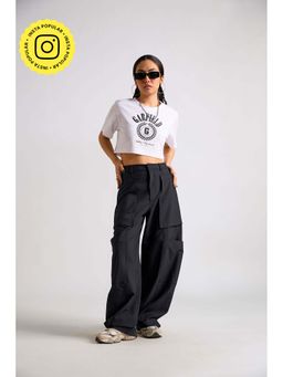 The Clothing Factory - Garfield Athletic Department Crop T-Shirt