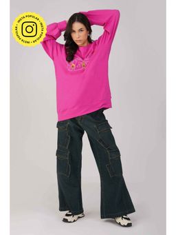The Clothing Factory - SpongeBob: Off To The Races Oversized Pink T-Shirt