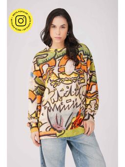 The Clothing Factory - Garfield: Blown Out Oversized Sweatshirt