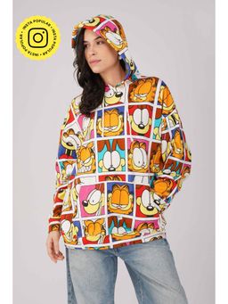 The Clothing Factory - Garfield: Expressions Collage Printed Oversized Hoodie