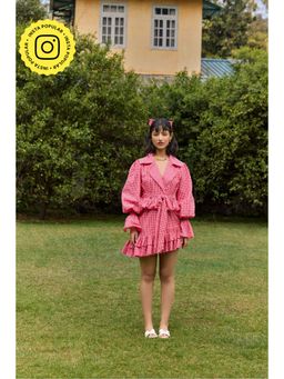 The Clothing Factory - Pink Gingham Mini Dress