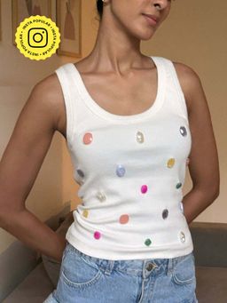 The Clothing Factory - Colourful Stone Tank Top