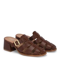 Delize - Women Brown Block Heels