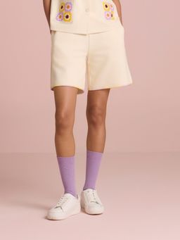 Muvazo - Meringue Crochet Stitch Shorts