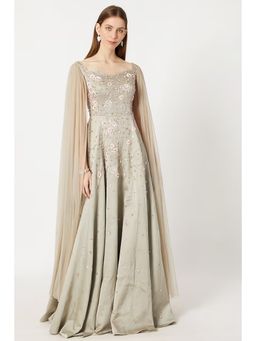 Masumi Mewawalla - Olive Embellished Net Gown