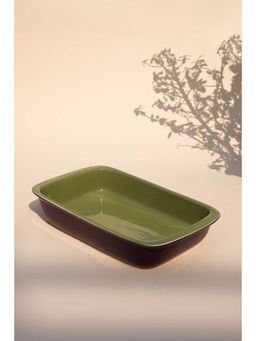 Freedom Tree - Solid Olive Green Baking Dish