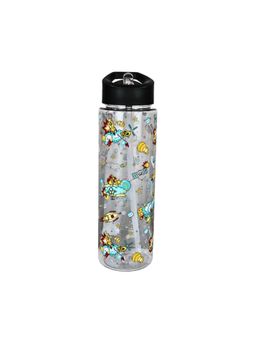 Smily Kiddos - Sipper Bottle 750 ml - Space Theme - Black (M)