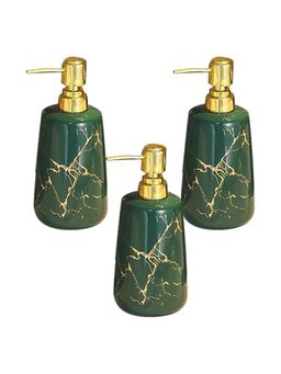 The Better Home - Soap Dispenser Bottle Green, 260ml (Pack of 3)