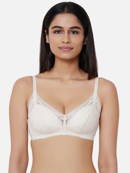 Wacoal - Lucy Padded Non-Wired 3/4Th Cup Lace Fashion Bra - Beige