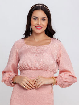 Zink London - Women's Pink Printed Top