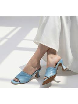 Shradha Hedau Footwear Couture - Blue Open Toe Heels