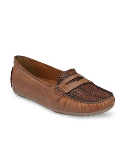 CARLO ROMANO - Solid Tan Leather Mocassins