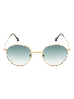 Opium Eyewear - Unisex Round Sunglass 100% UV Protection Green Lens (OP-10362-C01-50) (50)
