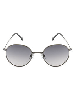 Opium Eyewear - Unisex Round Sunglass 100% UV Protection Grey Lens (OP-10362-C02-50) (50)