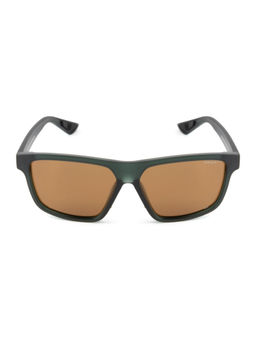 Opium Eyewear - Men Wayfarer Sunglass Polarized & UV Protection Brown Lens (OP-10367-C04-57) (57)