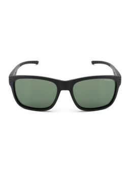 Opium Eyewear - Men Wayfarer Sunglass Polarized & UV Protection Green Lens (OP-10370-C01-58) (58)
