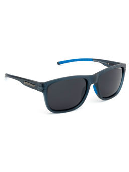 Opium Eyewear - Men Wayfarer Sunglass Polarized & UV Protection Grey Lens (OP-10370-C03-58) (58)