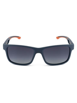 Opium Eyewear - Men Wayfarer Sunglass Polarized & UV Protection Grey Lens (OP-10371-C04-57) (57)