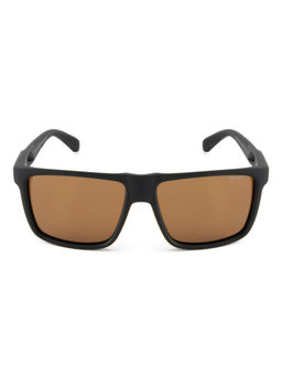 Opium Eyewear - Men Wayfarer Sunglass Polarized & UV Protection Brown Lens (OP-10372-C01-58) (58)