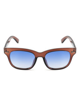 Opium Eyewear - Unisex Wayfarer Sunglass 100% UV Protection Blue Lens (OP-10381-C04-49) (49)