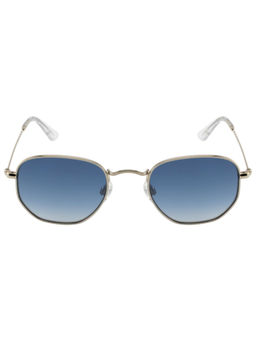 Opium Eyewear - Unisex Hexa Sunglass 100% Uv Protection Blue Lens (Op-10385-C02-51) (51)