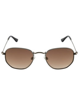 Opium Eyewear - Unisex Hexa Sunglass 100% Uv Protection Brown Lens (Op-10385-C03-51) (51)