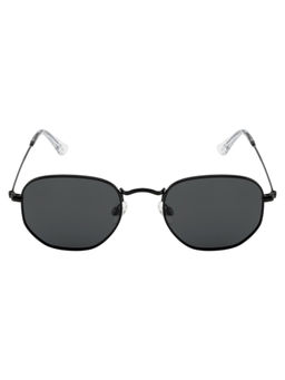 Opium Eyewear - Unisex Hexa Sunglass 100% Polarized & UV Protection Grey Lens (OP-10385-C04-51) (51)