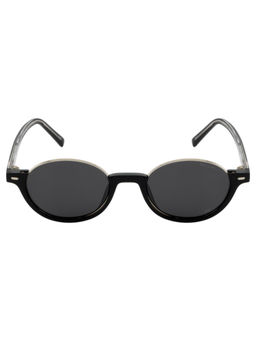 Opium Eyewear - Unisex Round Sunglass 100% UV Protection Grey Lens (OP-10415-C01-51) (51)