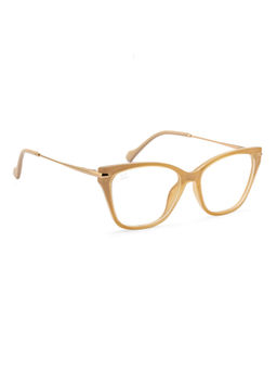 PERKEY - Cat Eye Glossy Biege Eyeglass frame For Women (OPTL0023-C4) (52)