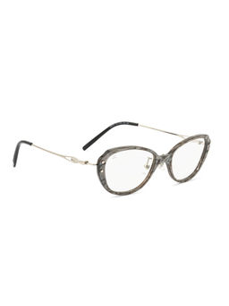 PERKEY - Small Full Rim Oval Stone Grey Eyeglass Frame For Women (OPTL0025-C2) (49)