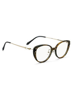 PERKEY - Full Rim Soft Cat Eye Tortoise Print Eyeglass Frame For Women (OPTL0026-C3) (51)