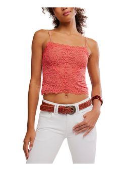 Free People - Love And Lace Cami Top - Coral