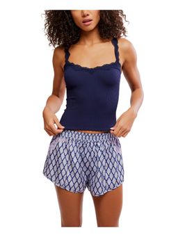 Free People - Spring Fever Cami Top - Navy Blue