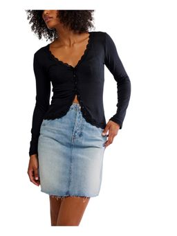 Free People - Big Love Cardigan - Black