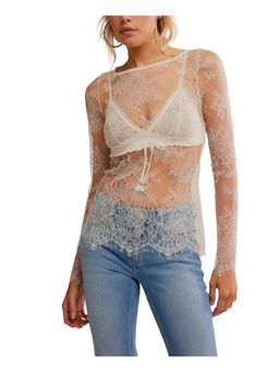 Free People - Long Last Layering Top - Ivory