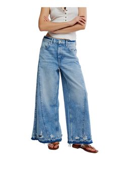 Free People - Apollo Wide Leg Jeans - Blue