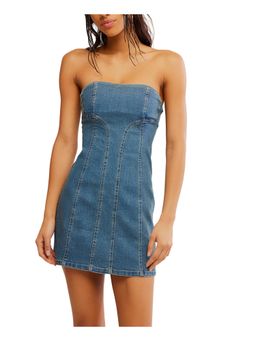 Free People - Alexa Mini Dress - Blue