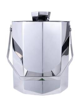 SAGE KONCPT - Aura Stainless Steel Ice Bucket Silver Finish