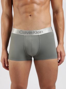 Calvin Klein - Men Grey Knitted Solid Trunk