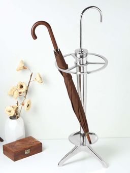 De Maison Decor - Silver Solid Metal Umbrella Stand