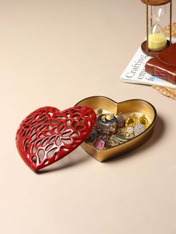 De Maison Decor - Gold Solid Metal Storage Box