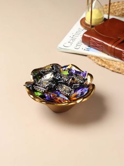 De Maison Decor - Gold Solid Metal Bowl