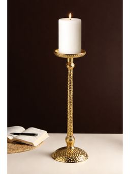 De Maison Decor - Gold Solid Metal Candle Holder