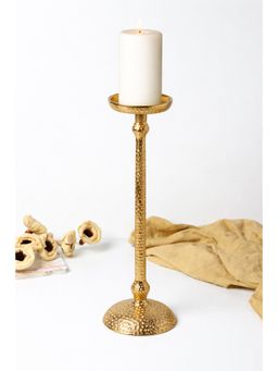 De Maison Decor - Gold Solid Metal Candle Holder