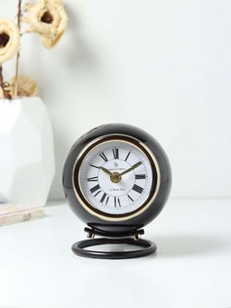 De Maison Decor - Black Solid Metal Clock